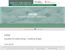 Tablet Screenshot of lineh.dk